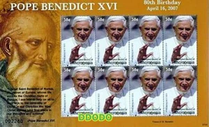 MICRONESIA 2007 POPE BENEDICT XVI M/S π mnh RELIGION, VATICAN πΌ - Picture 1 of 1