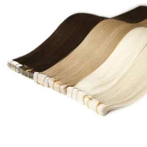 Tape In / On 100% Echthaar Remy Hair Extensions Haarverlängerung 2,5g / Tresse - Bild 1 von 14