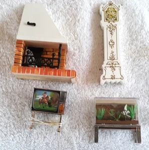 Excellent 70's Lundby quality-8 piece Living Room set, Made in Sweden 1:16 scale - Picture 1 of 17