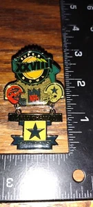Vintage 1993 NFL Super Bowl XXVIII Football Collectors Pin Bills vs Cowboys - Picture 1 of 3