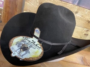 Larry Mahan 4X Ridgetop Size 6-7/8 Brown Felt Cowboy Hat Last One - Picture 1 of 4