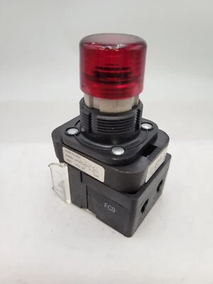 Allen-Bradley 800H-QRTH2R 30 mm Pilot Light Red LED Push to Test 12-130V AC/DC - Image 1 of 4