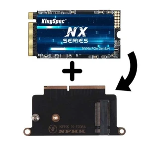 SSD Compatible pour MacBook KingSpec 512Go (2016/2017) (Avec Adaptateur) - Afbeelding 1 van 1