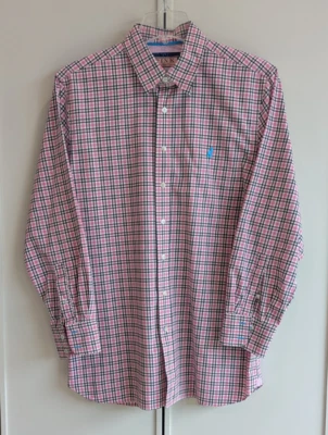 Thomas Pink Men's Dress Shirt L Multicolored Embroidered-fox Classic-Fit EUC - Image 1 of 4