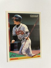1994 Topps Gold Baseball Card #318 Jeff Blauser Atlanta Braves