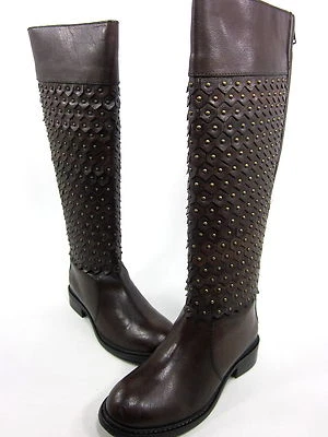 LUICHINY, TOUGH STUFF KNEE HIGH BOOT, WOMENS, BROWN, US 6M, LEATHER, NEW W/O BOX - Image 1 of 4