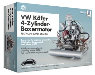 VW Beetle Model Engine Kit with Collector's Book - Image 1 of 4