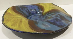 schöne dekorative mehrfarbige Glaskunst Glas,Obstschale,Schale Dm. 25,5cm - Bild 1 von 6