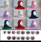 MUSLIM GIRLS CHILDRENS ISLAMIC HIJAB SCARF ONE PIECE  **BUY 4 GET 1 FREE**
