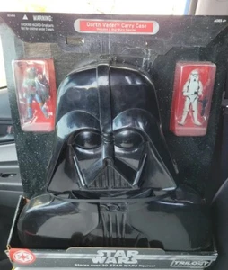 FUNDA DE TRANSPORTE SELLADA STAR WARS OTC DARTH VADER CON BOBA FETT Y STORMTROOPER ¡GUAU! - Imagen 1 de 11