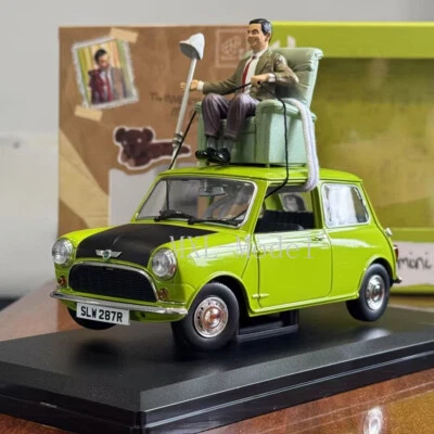 1:50 Scale Tiny MINI Cooper Mr Bean‘s MINI Set with sofa Metal Diecast Model Car - Image 1 of 4