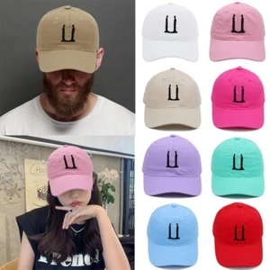Adjustable Trucker Cap Plain Hat Mens Womens Unisex Baseball Hip Hop Sports Hat - Picture 1 of 18
