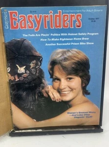 Easyriders VTG Biker Magazine October 1977  -DAVID MANN Centerfold - Picture 1 of 3