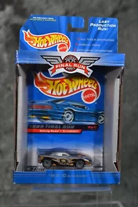 Hot Wheels Vintage 1999 Final Production Run Retiring Models 93 Camaro - Picture 1 of 3