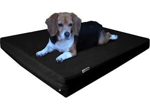 Orthopedic Heavy Duty Canvas 37"X27"X4" Memory Foam Pet Dog Bed Waterproof Pad