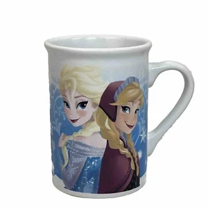 Disney Frozen Kaffeebecher Tasse weiß Elsa Anna Olaf 2016 Disneyana Sammlerstück 5" - Bild 1 von 6