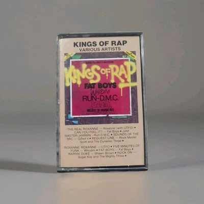 K-Tel KINGS OF RAP Compilation Cassette Tape  Fat Boys Whodini UTFO 1985 - Image 1 of 4