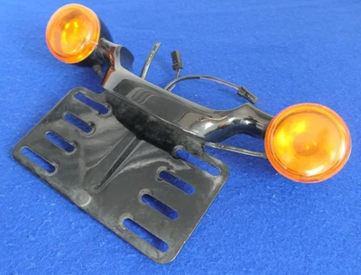 Luz trasera guardabarros trasero genuina Harley Road Street Glide NEGRA 97-09 Foto 1 de 4