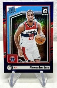 Panini Donruss Optic Alexandre Sarr #276 2024 novato radiocontrol púrpura Holo Prizm - Imagen 1 de 2