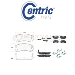 Centric Posi Quiet Ceramic Brake Pads w Shims for 1991-1994 Nissan Sentra jv - Picture 1 of 5