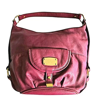 MICHAEL Michael Kors Fulton Purse Merlot Burgundy Leather Hobo Shoulder Bag  - Image 1 of 4