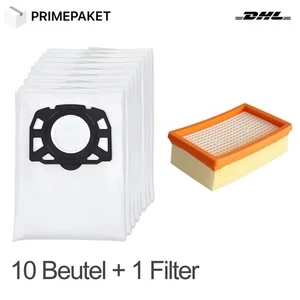 10x Staubsaugerbeutel mit Filter für Kärcher WD4 WD5 WD6 MV4 MV5 MV6 MV WD 4/5/6 - Bild 1 von 10