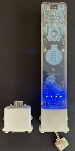 Wii Remote wiimote Controller Afterglow Clear Model Tested w, extra OEM Adapter - Picture 1 of 5