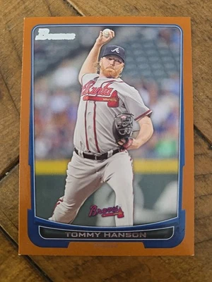 2012 Bowman Tommy Hanson /250 Atlanta Braves - Image 1 of 3