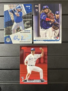 Vladimir Guerrero,Blue Jays Alejandro Kirk Prizm Auto,Davis Schneider RC’s - Picture 1 of 5