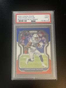 2020 Panini Prizm Jonathan Taylor RC Red/White/Blue PSA 9 - Bild 1 von 1