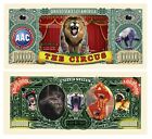 Pack of 100 - Circus - Big Top Million Dollar Bill Novelty Dollar Bills