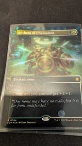 MTG: Antem of Champions, Borderless FOIL, Foundations, 344, Pack Fresh - Bild 1 von 1