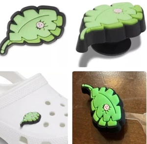 CROCS JIBBITZ PALM LEAVES WITH LADYBUG SHOES CHARM  • Authentic NWT (RARE) - Picture 1 of 11