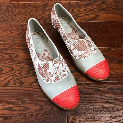 Ruby Shoo Brooke Coral Low Heel Loafers Size 10 US UK 8 EU 41 - Image 1 of 4