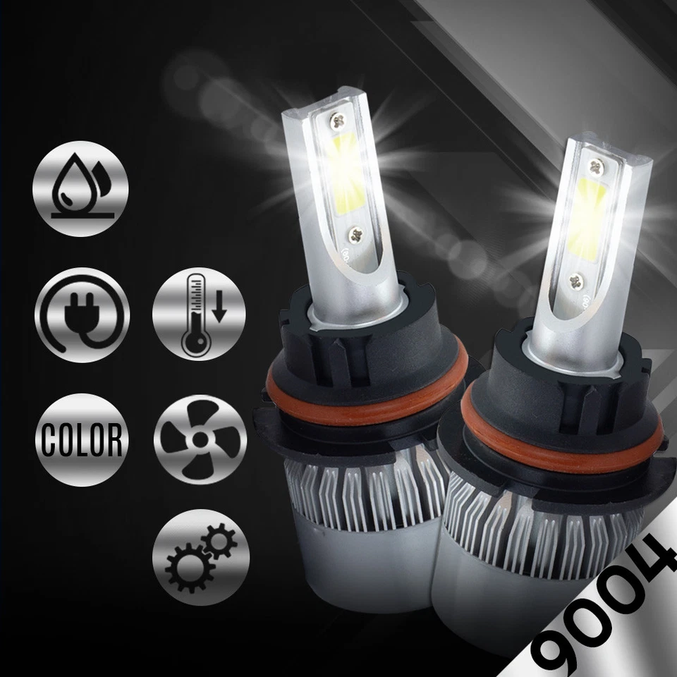 Kit de conversión de faros LED HID XENTEC 9004 HB1 6000K 1986-1991 Mercury Sable Foto 1 de 4