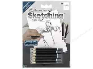 Mini Sketching Made Easy - Royal Langnickel Pencil Drawing Kit - Flamingoes