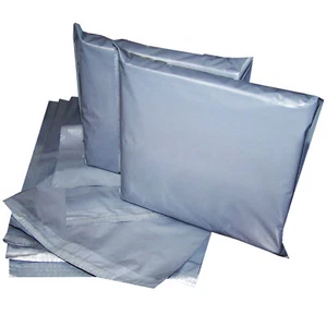 1000 Grey Postal Mailing Bags Peel and Seal A Grade 14X19'' 356 x 483mm 4U - Picture 1 of 1