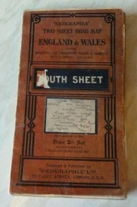Cárdigan Geographia Dos Hojas Hoja de Ruta Hoja Sur Exeter Norwich Liverpool  - Imagen 1 de 7