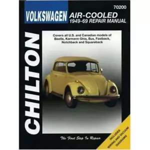 Manual VW Beetle Ghia Fastback 1949-1969 Chilton Workshop Bus Service & Repair - Imagen 1 de 5