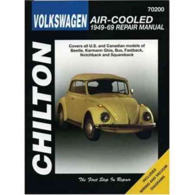 Manual VW Beetle Ghia Fastback 1949-1969 Chilton Workshop Bus Service & Repair - Imagen 1 de 4