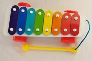Fisher Price Clásico XÍLÓFONO Musical Pull A Tune Juguete ¡Funciona muy bien! - Imagen 1 de 2