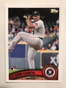 2021 Topps Archives Luis Garcia #240 RC Rookie Card Gold Foil Houston Astros - Bild 1 von 2