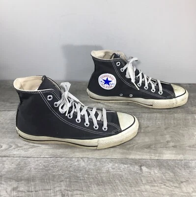 Tênis Converse All Star Chucks Taylor Made In USA High Top Masculino Tamanho 7.5 Antigo - Imagem 1 de 4