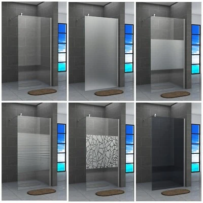 FISCHER UND ADAMEK 10mm Walk In Duschwand Duschabtrennung Dusche Duschkabine Duschrennwand Echtglas