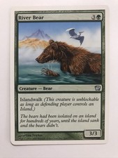 1x MtG River Bear NM Ninth 9th Edition 9E