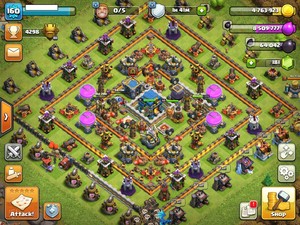 TH12 Great Base 40 45 11 Heroes, Strong Walls, Good Troops For Donation & War