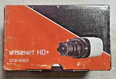 Samesung Hanwha Techwin SCB-6003 1080p Full HD Analog Box Camera, Day/Night, WDR - Image 1 of 2