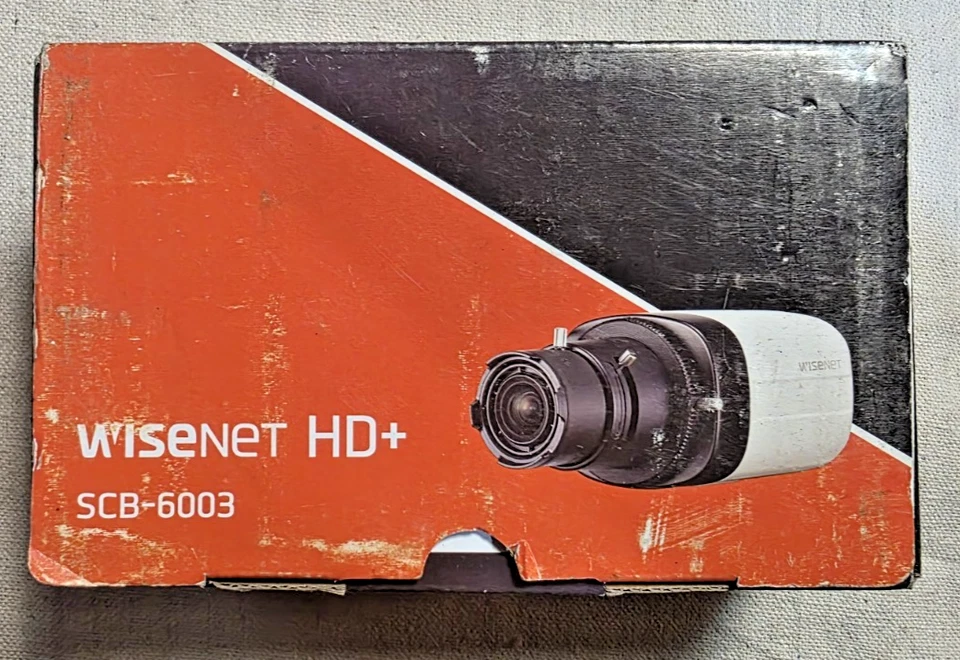 Samesung Hanwha Techwin SCB-6003 1080p Full HD Analog Box Camera, Day/Night, WDR - Image 1 of 2
