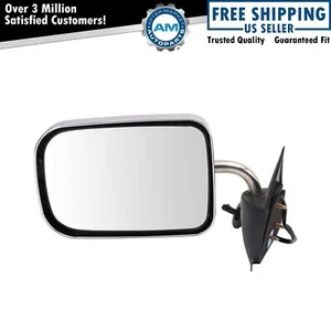 Power Side View Mirror Chrome Driver Left LH for 94-97 Dodge Ram Pickup Truck - Picture 1 of 5