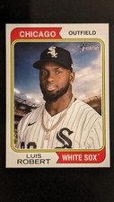 2023 Topps Heritage Luis Robert Oversized Box Topper #OB-LR Chicago White Sox